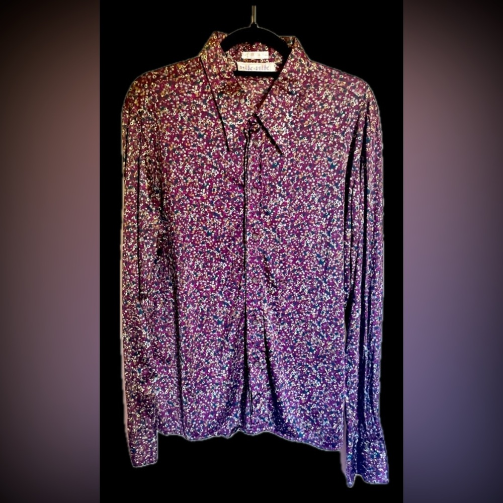 Nik Nik Vintage 70s Disco Long Sleeve Button Down